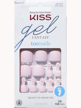 Kiss Gel Fantasy Toenails Pedicure Kit - Try Everything